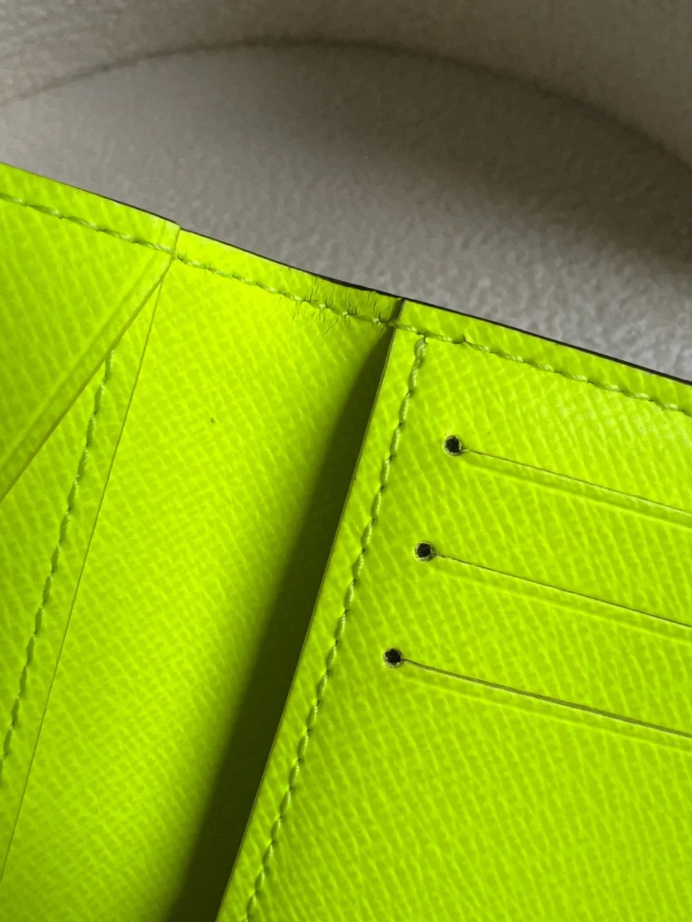 Louis Vuitton Pocket Organizer Wallet Taïgarama Neon Yellow (Jaune Fluo)